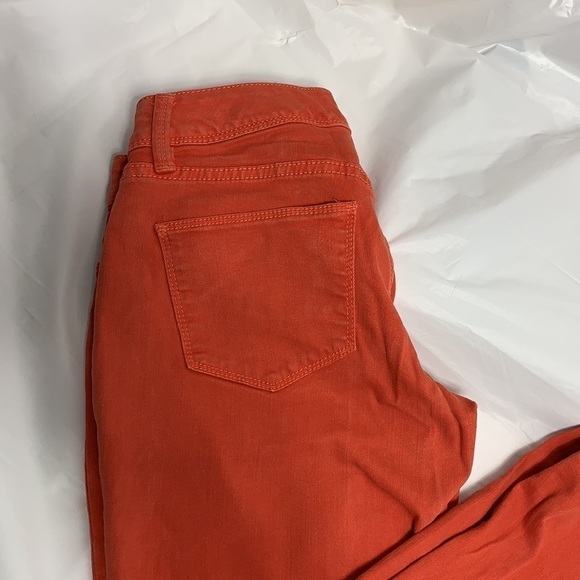 WOMEN’S The Limited Portland Orange Skinny Leg Low Rise Jeans Size 2R - Picture 5 of 11